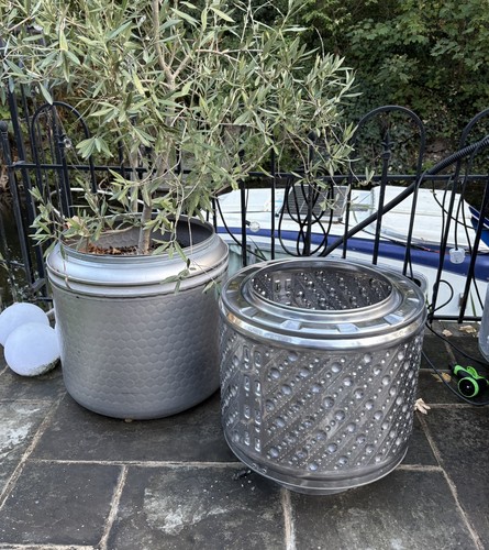 Upcycled washing machine drum - washing,